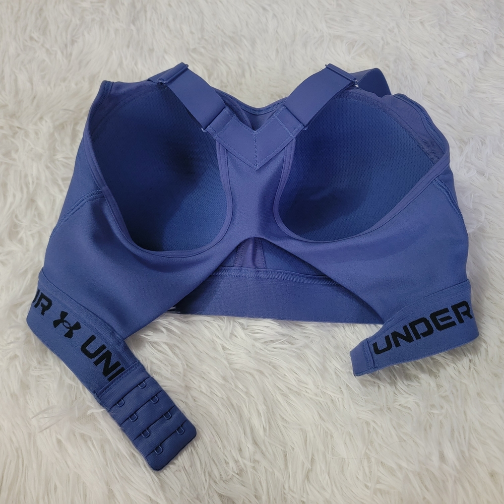 Under Armour Women's Active Blue Sports Bra Lightly Padded Daily Support 32DD - Picture 10 of 11